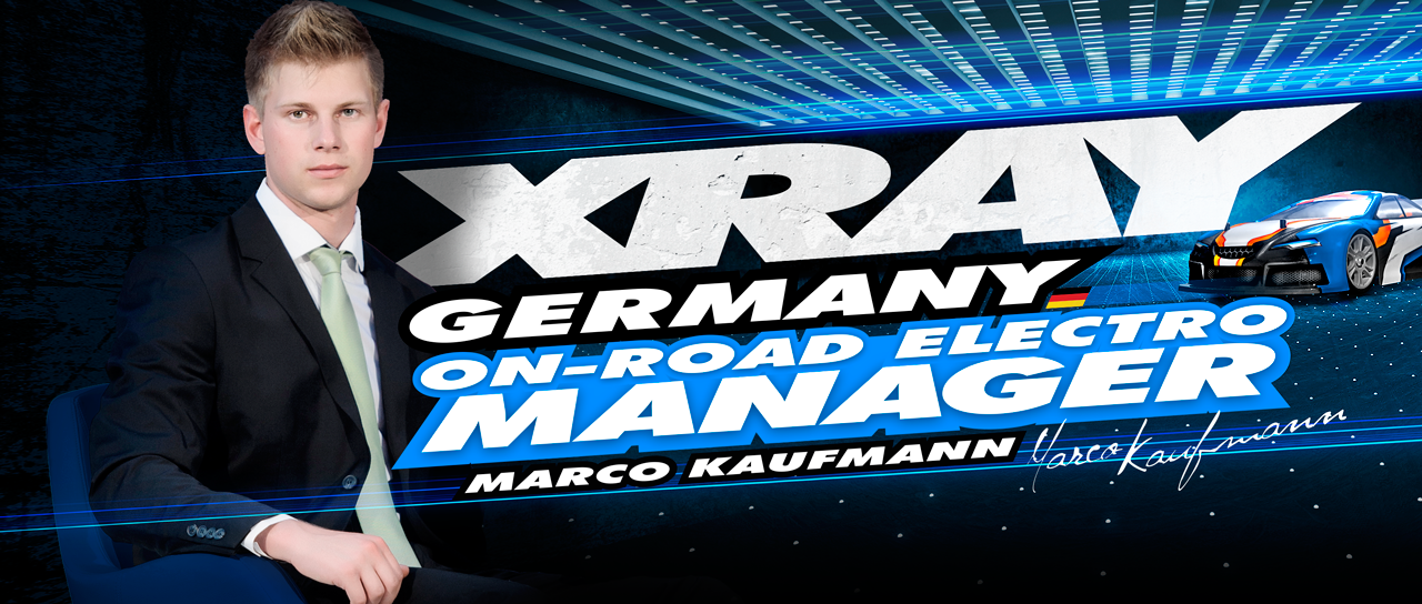 Maggiori informazioni su "Marco Kaufmann - Team XRAY Germany electro on-road manager"	